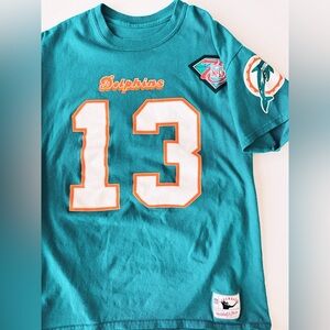 Mitchell & Ness Throwbacks 75th Anniversary Vintage Miami Dolphins Tee